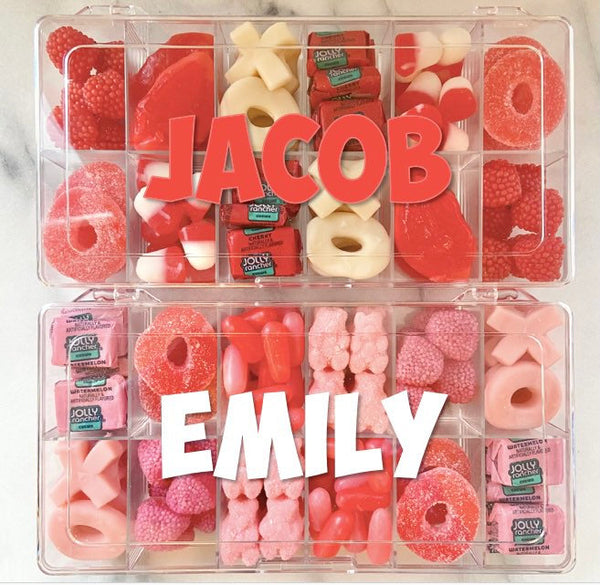 Love Candy Charcuterie Box Party Favor Tackle Box Kids *Personalized* –  Sweet Candy Boards